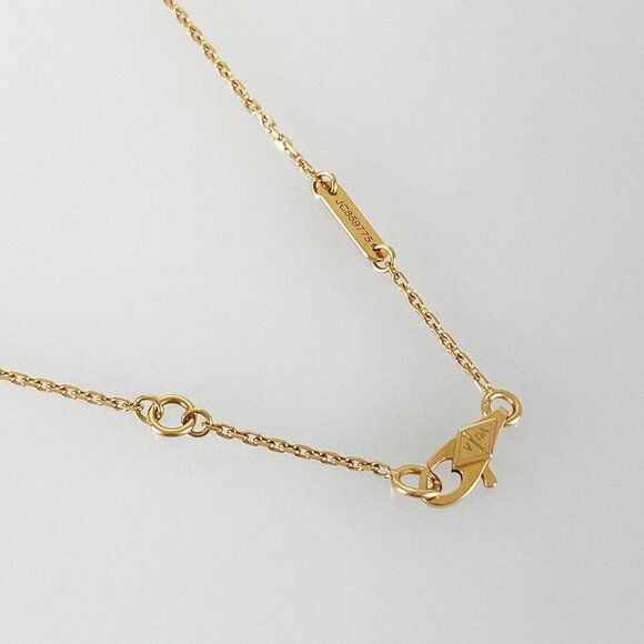 Van Cleef & Arpels Frivole mini VCARP7S800 Rose gold Ruby Necklace - Picture 10 of 14